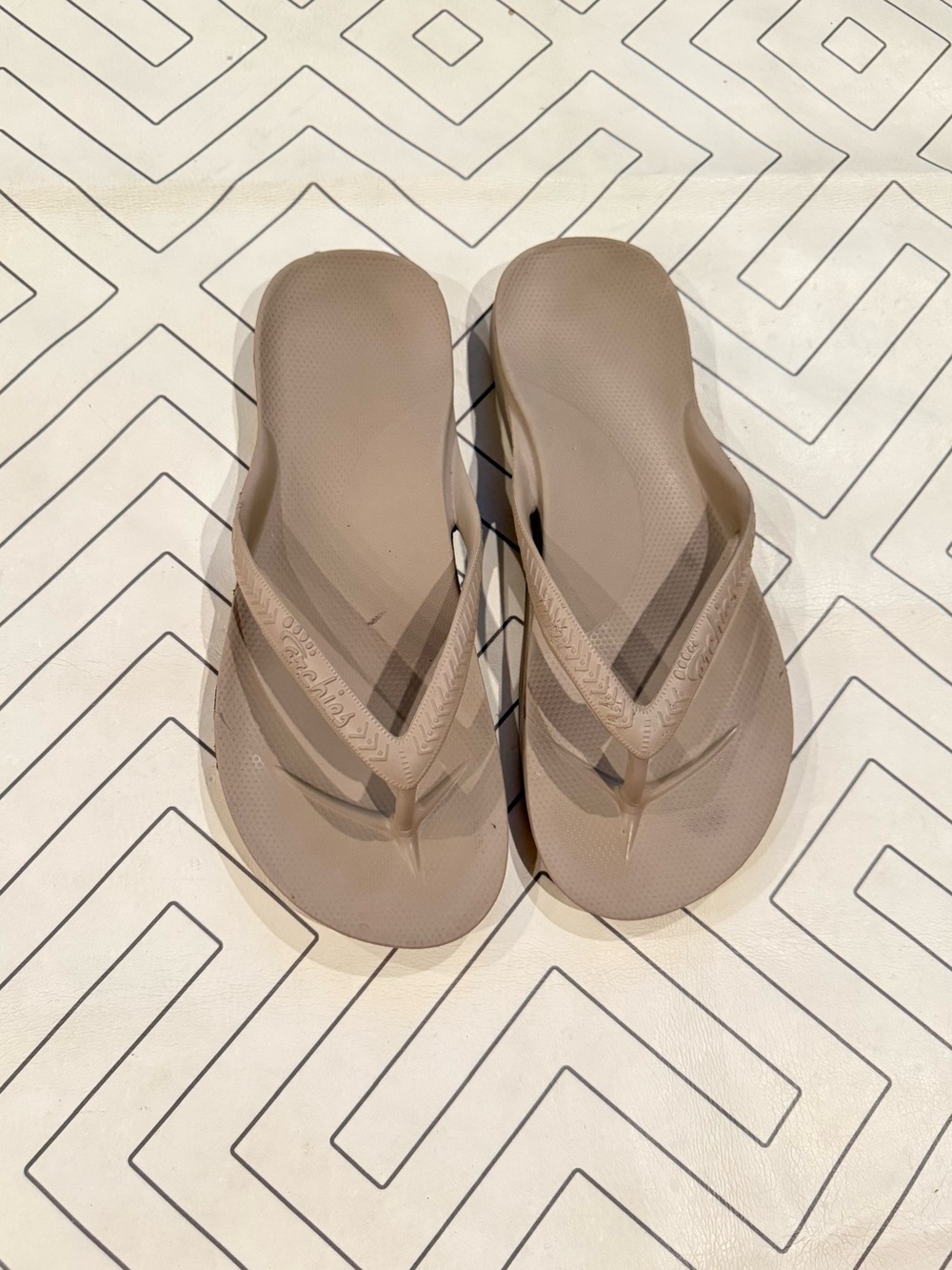 Archies Tan Thong Sandals